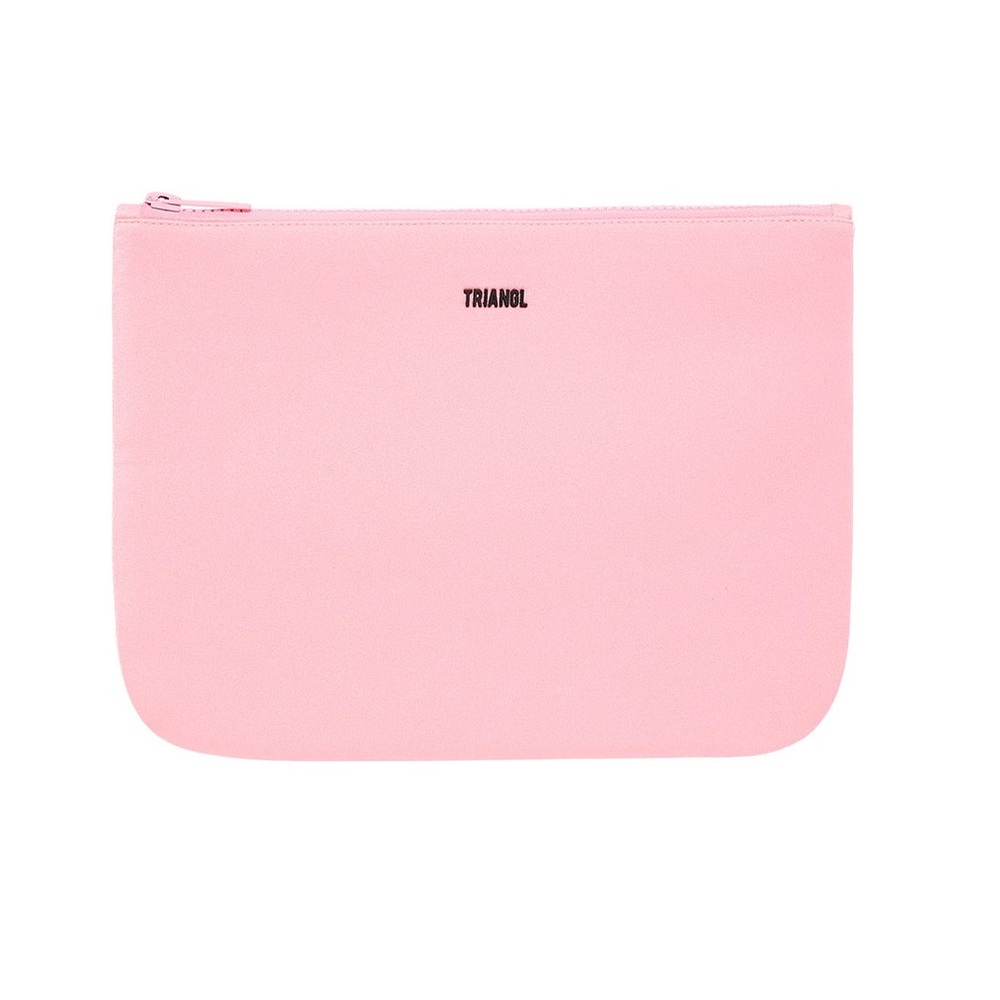 TRIANGL FLOSS PINK NEOPRENE ZIP POUCH Bathing Swimsuit bikini travel bag